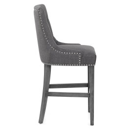 Etienne Bar Stool Charcoal Fabric