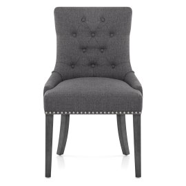 Etienne Dining Chair Charcoal Fabric