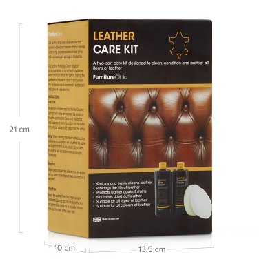 Leather Care Kit Dimensions