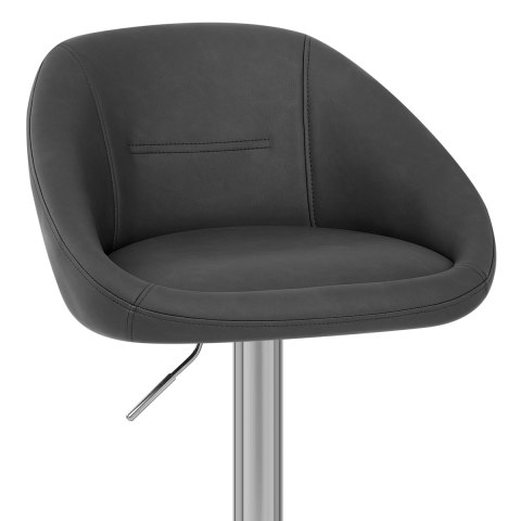 Decco Brushed Bar Stool Charcoal