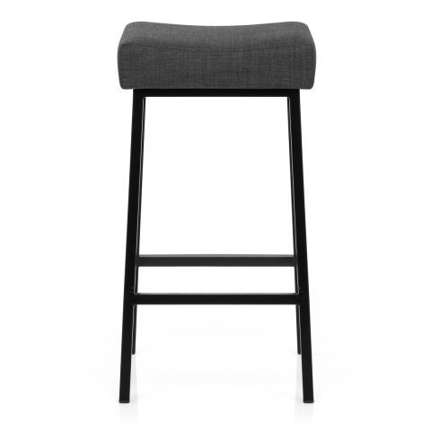 Uno Bar Stool Charcoal Fabric, How To Cover Square Bar Stools With Fabric