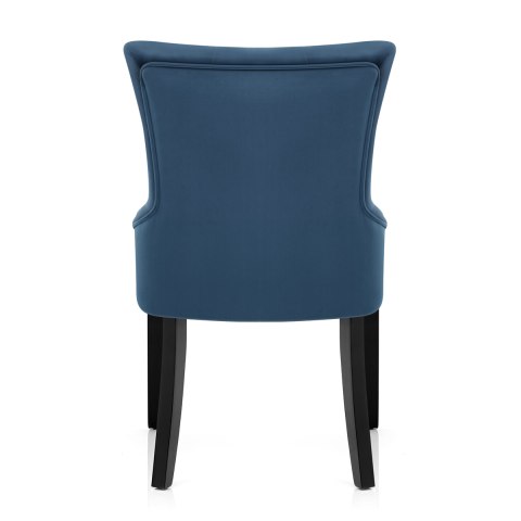 Verdi Dining Chair Blue Velvet