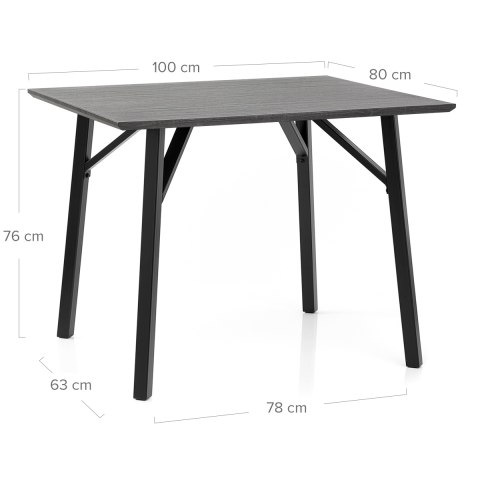 Lucas Dining Table Grey Wood