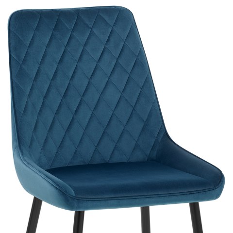 Chevy Dining Chair Blue Velvet