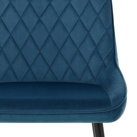 Chevy Dining Chair Blue Velvet