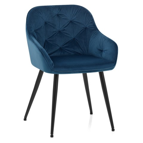 Henderson Chair Blue Velvet