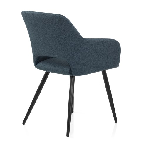 Lopez Dining Chair Blue Fabric