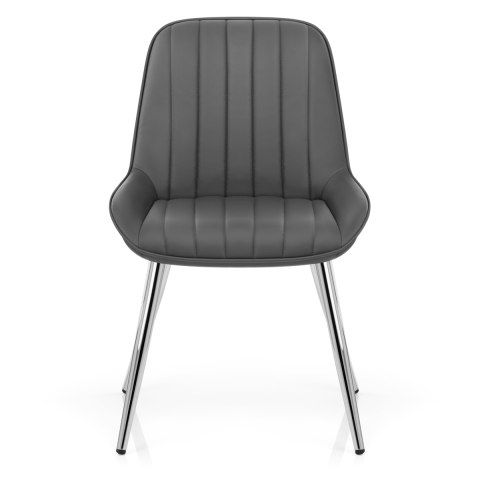 Mustang Chrome Chair Grey