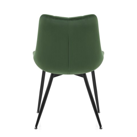Lisbon Dining Chair Green Velvet