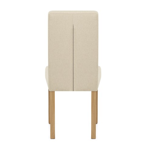 York Dining Chair Cream Fabric