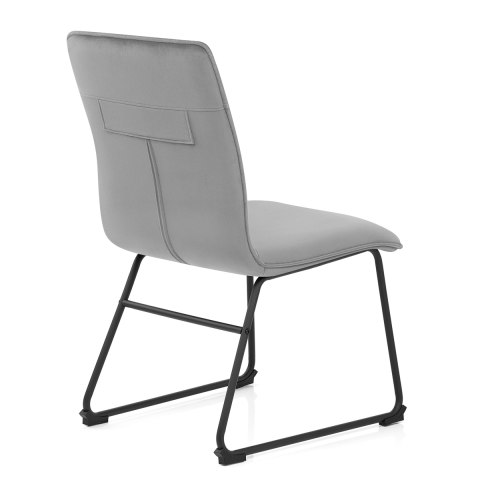 Chevelle Dining Chair Grey Velvet