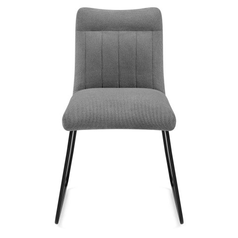 Milo Dining Chair Grey Fabric