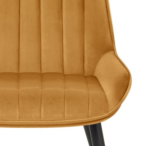 Mustang Chair Mustard Velvet