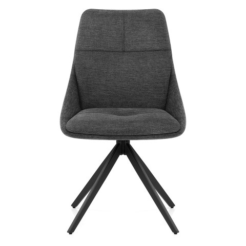 Nova Dining Chair Charcoal Fabric