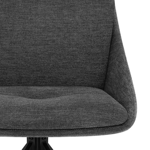 Nova Dining Chair Charcoal Fabric