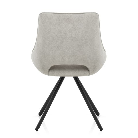 Cloud Dining Chair Light Grey Fabric