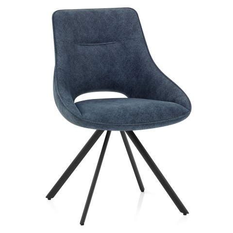 Cloud Dining Chair Blue Fabric