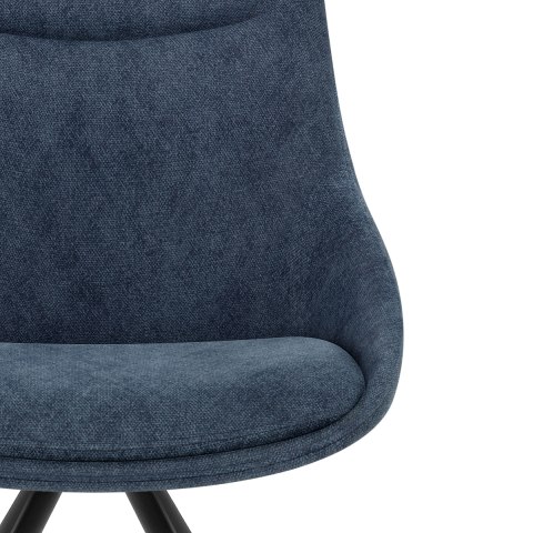 Lure Dining Chair Blue Fabric