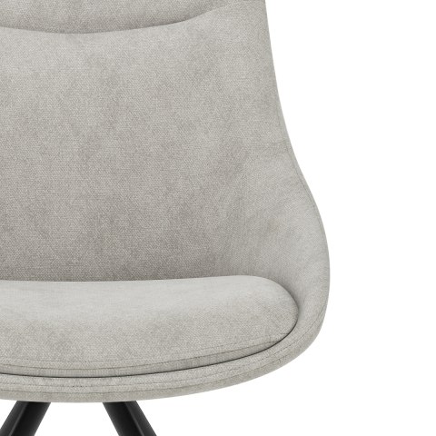 Lure Dining Chair Light Grey Fabric
