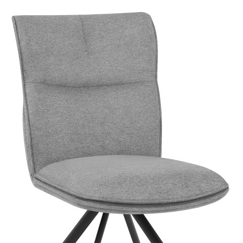 Cody Dining Chair Light Grey Fabric