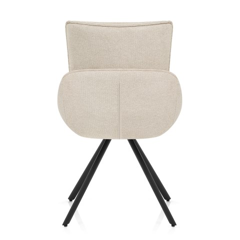Creed Dining Chair Beige Fabric