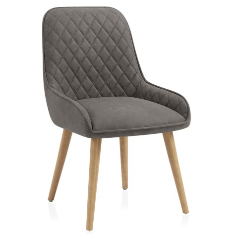 Azure Oak Dining Chair Grey