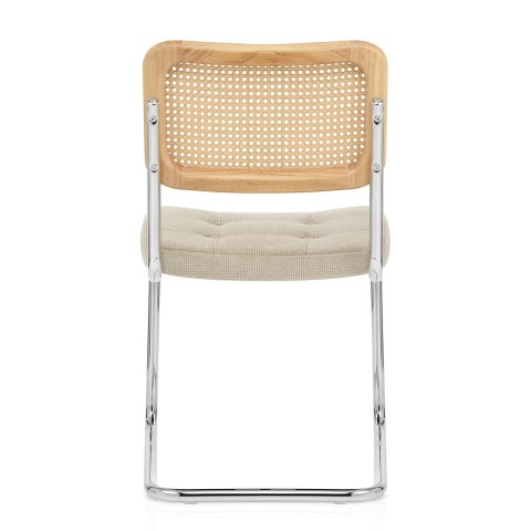 Cala Dining Chair Cream Fabric