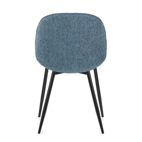 Mia Dining Chair Blue Fabric