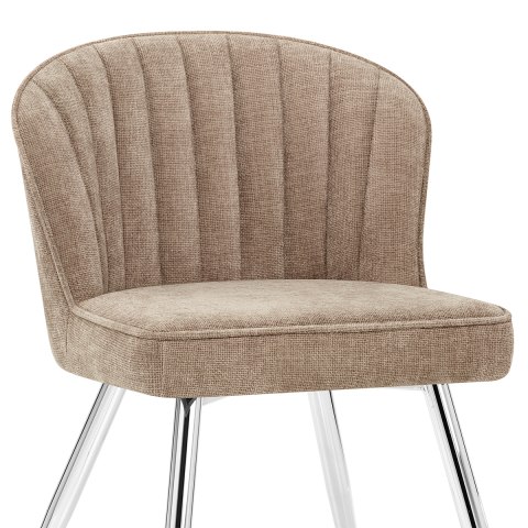 Chase Dining Chair Beige Fabric