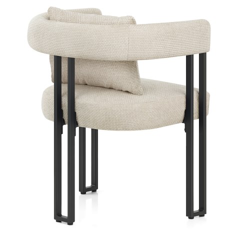 Gigi Chair & Cushion Cream Fabric