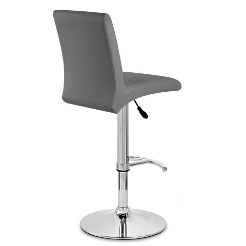 Deluxe High Back Stool Grey