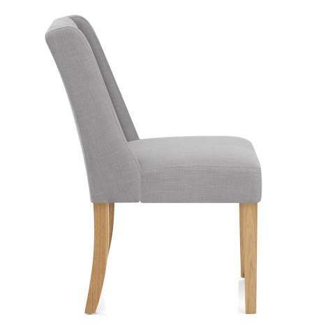 Chatsworth Oak Dining Chair Grey