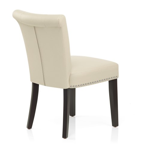 Buckingham Dining Chair Cream Leather