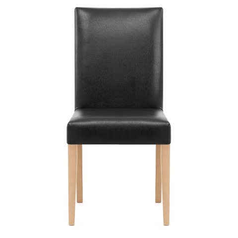 Chicago Oak Dining Chair in Black