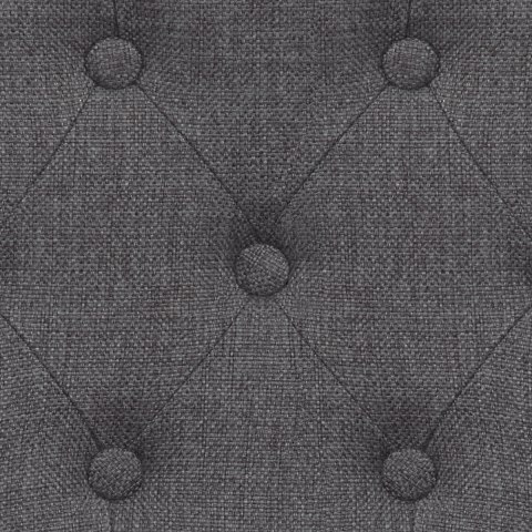 Brookes Oak Stool Charcoal Fabric
