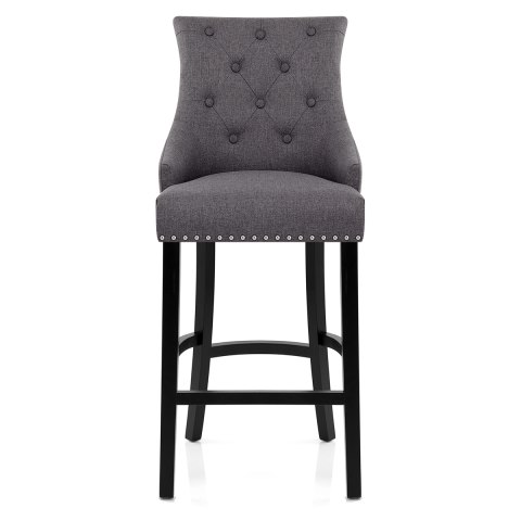 Ascot Bar Stool Charcoal Fabric, Why Are Stools So Expensive