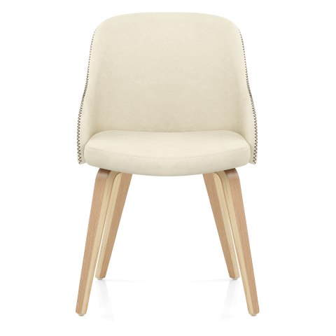 Fusion Oak Chair Cream