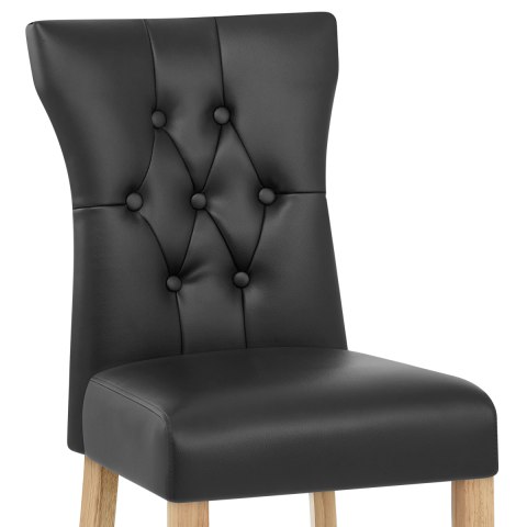 Bradbury Oak Dining Chair Black