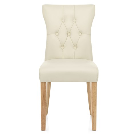 Bradbury Oak Dining Chair Cream