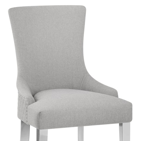 Fontaine Chair Light Grey Fabric
