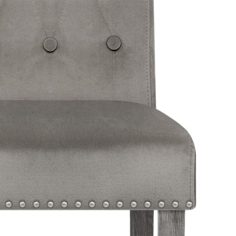 Moreton Dining Chair Grey Velvet
