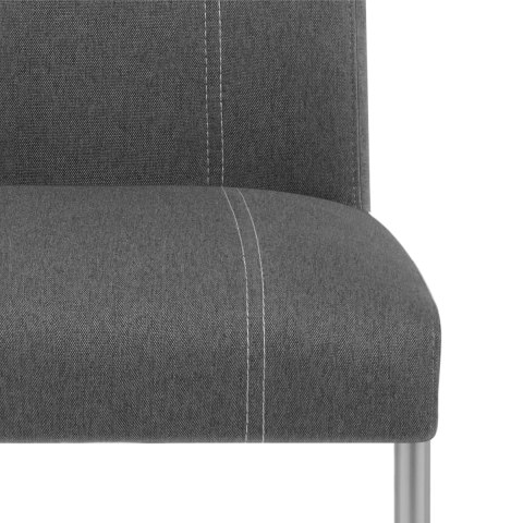 Lancaster Dining Chair Grey Fabric