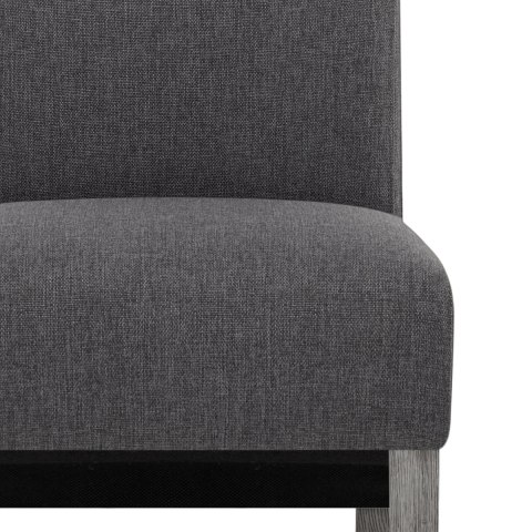 Carlo Grey Oak Chair Charcoal Fabric