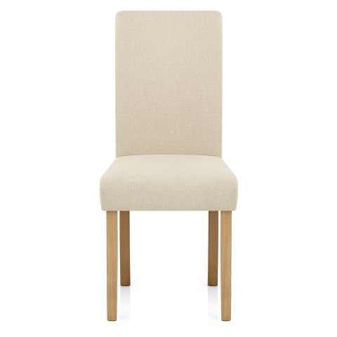 Jackson Dining Chair Cream Fabric, Cream High Back Dining Chairs Uk