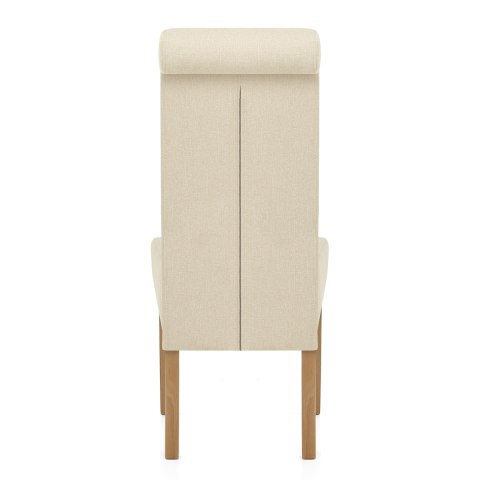 Carolina Dining Chair Cream Fabric