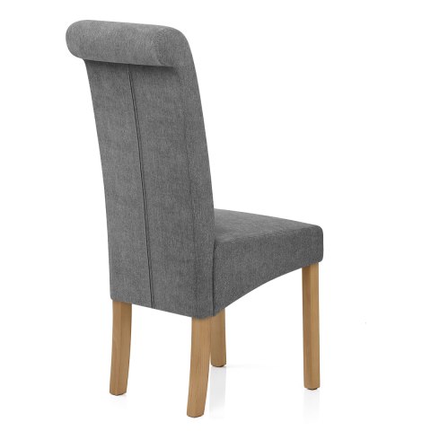 Carolina Dining Chair Grey Fabric
