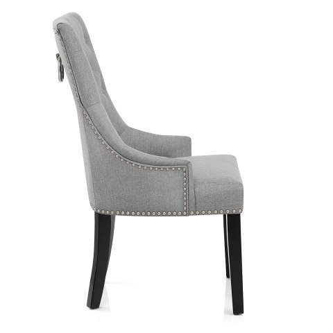 Ascot Dining Chair Grey Fabric