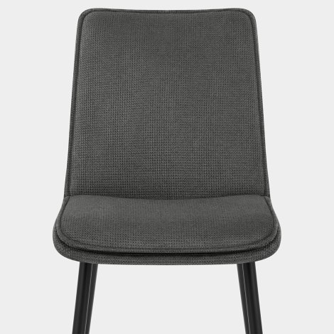 Abi Dining Chair Charcoal Fabric Seat Image