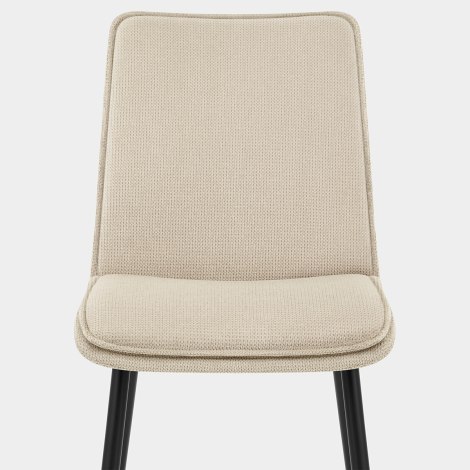 Abi Dining Chair Cream Fabric Seat Image
