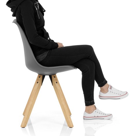 Aero Dining Chair Grey Frame Image